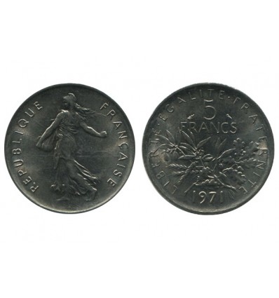 5 Francs Semeuse Nickel