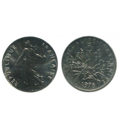 5 Francs Semeuse Nickel