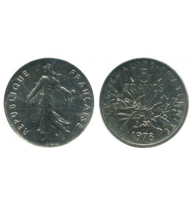 5 Francs Semeuse Nickel