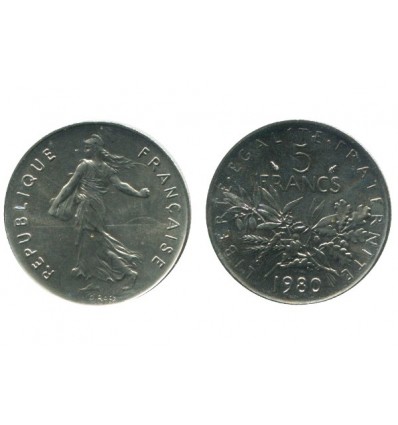 5 Francs Semeuse Nickel