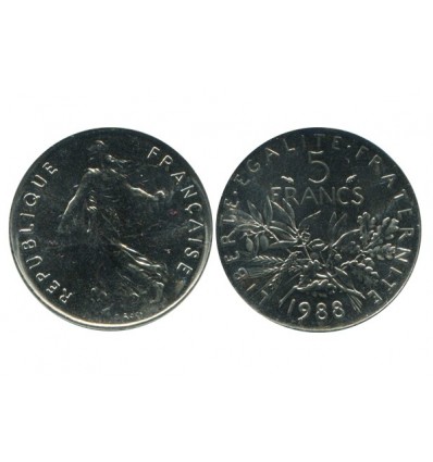 5 Francs Semeuse Nickel