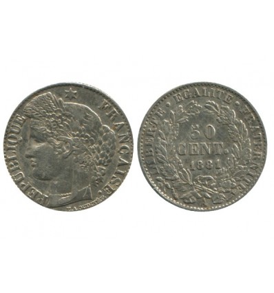 50 Centimes Ceres Troisième République