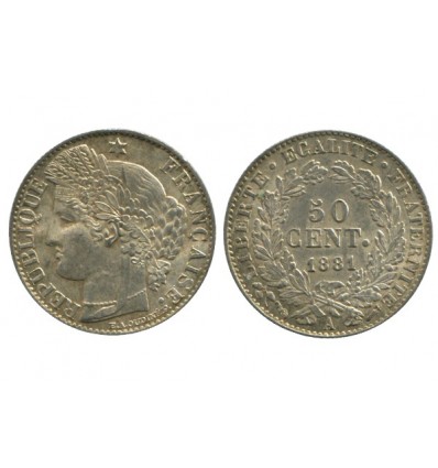 50 Centimes Ceres Troisième République