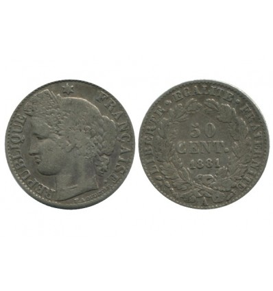 50 Centimes Ceres Troisième République