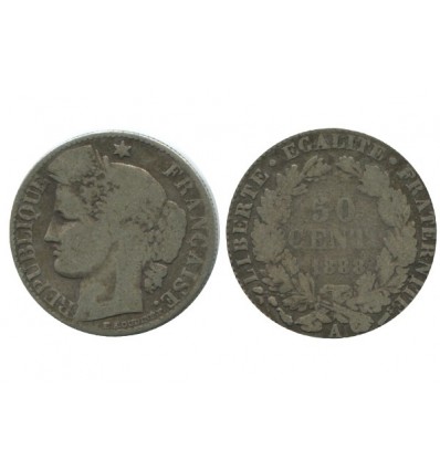 50 Centimes Ceres Troisième République