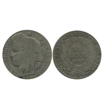 50 Centimes Ceres Troisième République