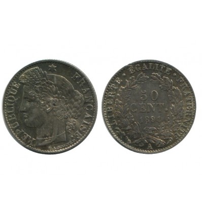 50 Centimes Ceres Troisième République