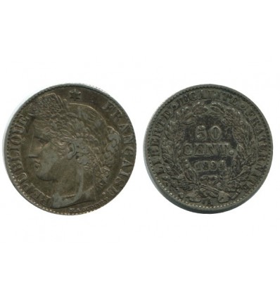 50 Centimes Ceres Troisième République