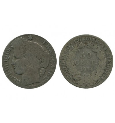 50 Centimes Ceres Troisième République