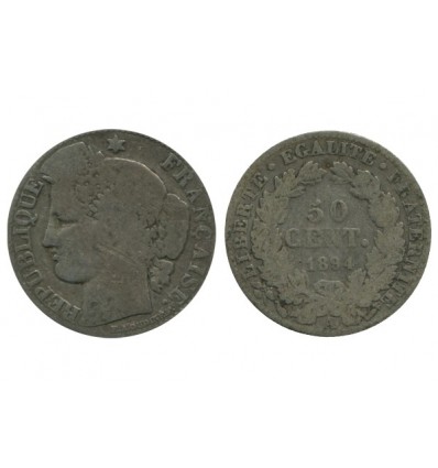 50 Centimes Ceres Troisième République