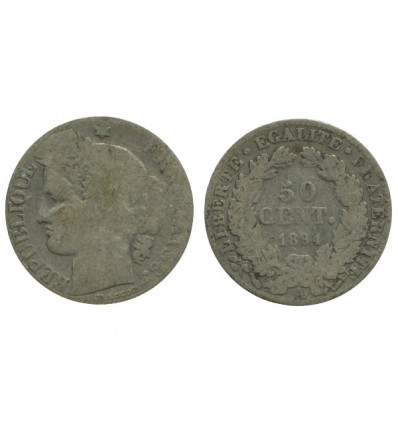 50 Centimes Ceres Troisième République