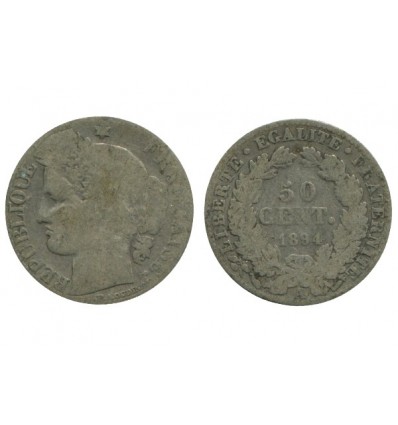 50 Centimes Ceres Troisième République