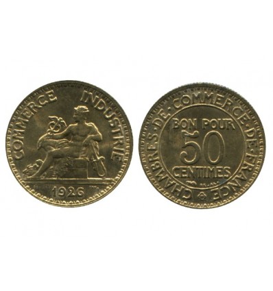 50 Centimes Chambre de Commerce Troisième République