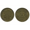 50 Centimes Morlon Bronze Aluminium Variété Sans Raisin