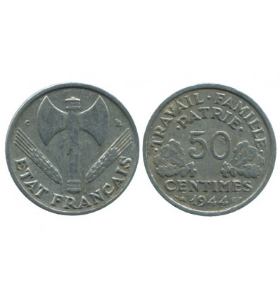 50 Centimes Bazor Aluminium Etat Français