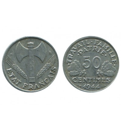 50 Centimes Bazor Aluminium Etat Français