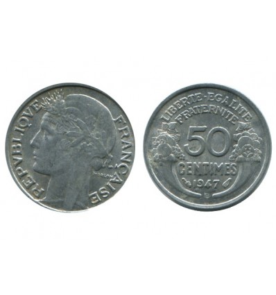 50 Centimes Morlon Aluminium Quatrième République