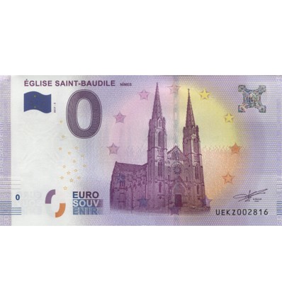 0 Euro Eglise Saint-Baudile - Nîmes