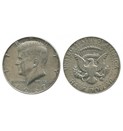 Etats Unis 1/2 dollars 1967