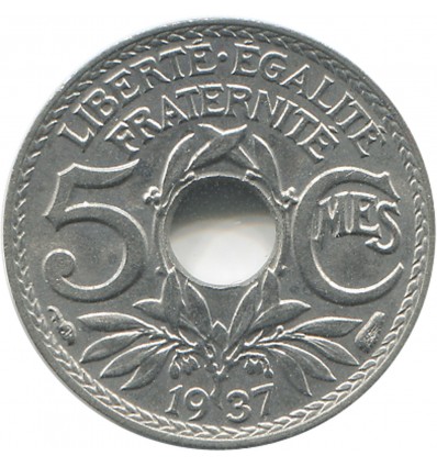 5 centimes Cérès 1876 A Paris