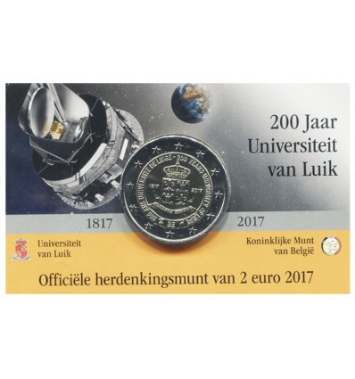 2 Euros Commémoratives Belge 2017 LFl