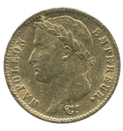 20 Francs Napoléon Ier Tête Laurée Revers Empire