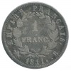 1 Franc Napoleon Ier Tête Laurée Revers Empire - Premier Empire