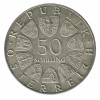 50 Schilling Autriche Argent