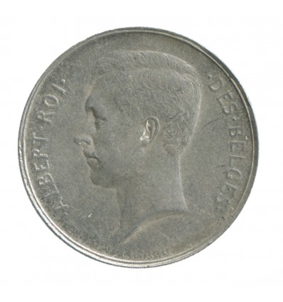 Belgique - 2 francs légende francaise Albert Ier 1911