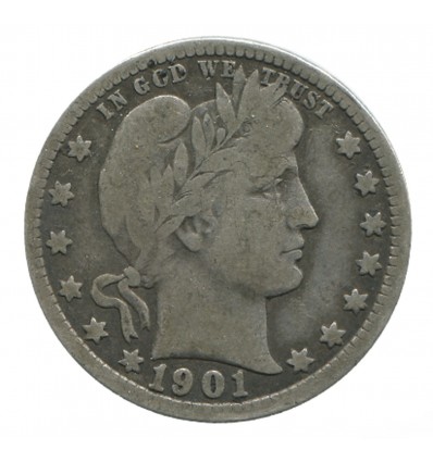 1/4 Dollar Barber Etats - Unis Argent