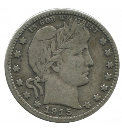 1/4 Dollar Barber Etats - Unis Argent