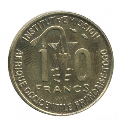 10 Francs Afrique Occidentale Française Togo