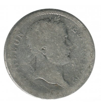 1 Franc Napoleon Ier Tête Laurée Revers Empire - Premier Empire 1811 B