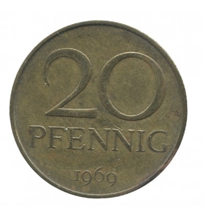 20 Pfennig Allemagne - Allemagne Democratique