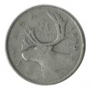 25 Cents Canada Argent