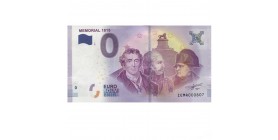 0 Euro Mémorial 1815 2017