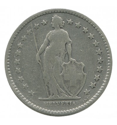 2 Francs Suisse Argent - Confederation