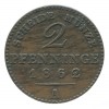 2 Pfennig Allemagne - Prusse