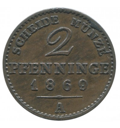 2 Pfennig Allemagne - Prusse