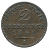 2 Pfennig Allemagne - Prusse