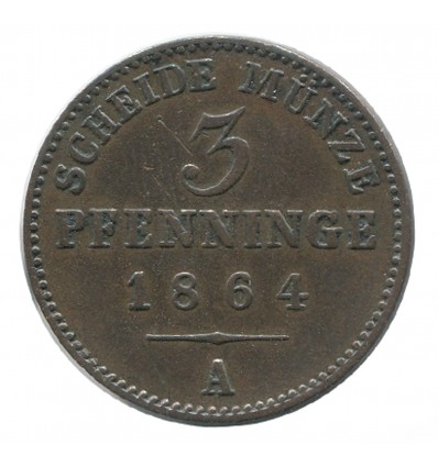 3 Pfennig Allemagne - Prusse