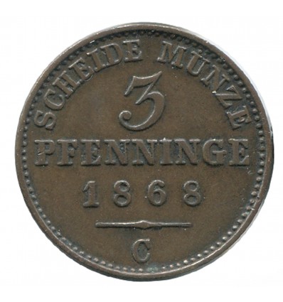 3 Pfennig Allemagne - Prusse