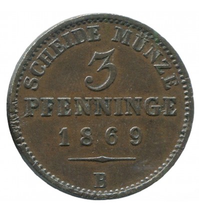 3 Pfennig Allemagne - Prusse