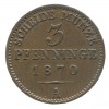 3 Pfennig Allemagne - Prusse