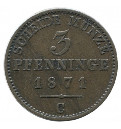 3 Pfennig Allemagne - Prusse