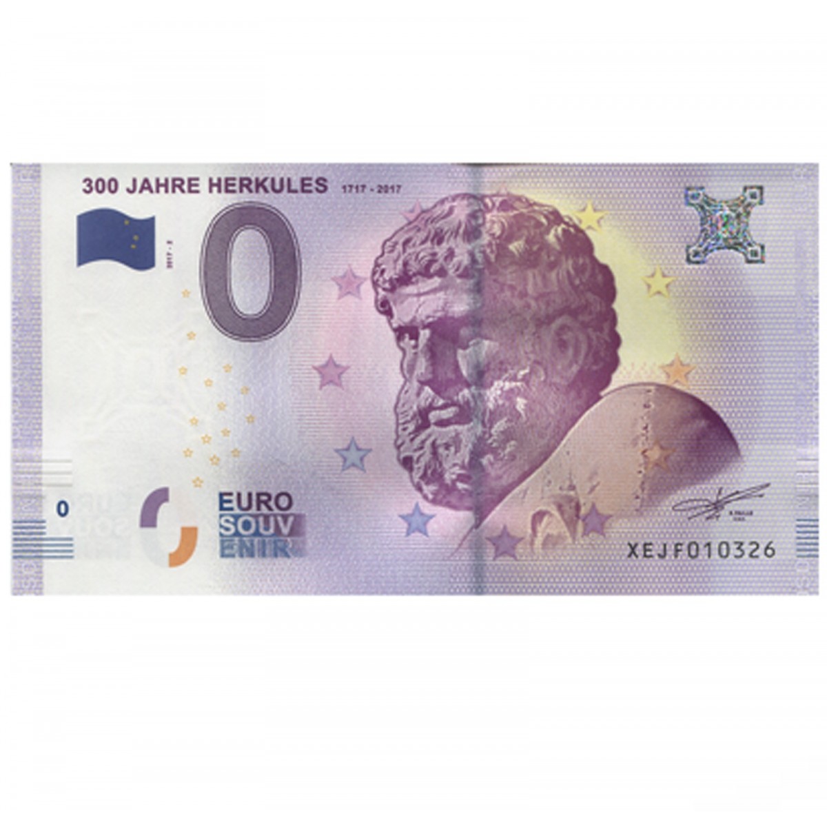 Billet Souvenir 0 Euro Athènes Acropole – Collection Cadeau Grèce