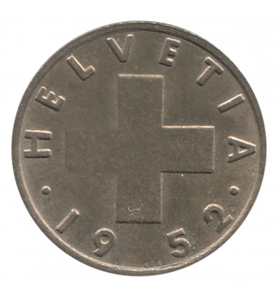 Avers : croix suisse.