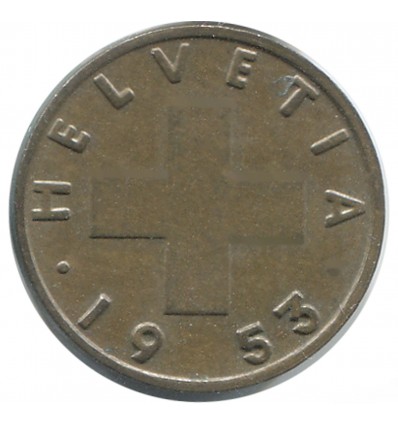 Avers : croix suisse.