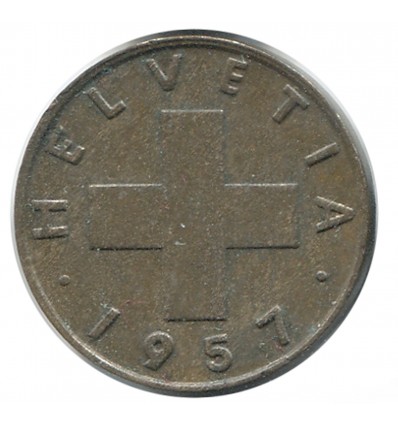 Avers : croix suisse.