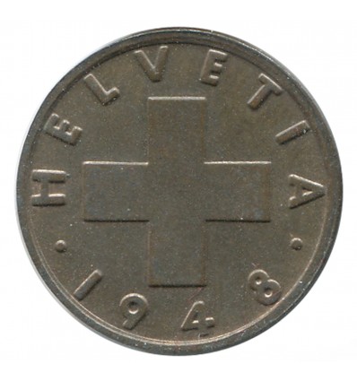 Avers : croix suisse.